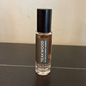 Bath & Body Works | Teakwood Men's Cologne Spray | 0.5 oz 15 mL | Travel Size